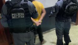 Foragido por estupro de vulnerável é capturado após tentar se esconder em brinquedos de praça