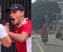 Placa de moto usada em assalto revela identidade de bandido