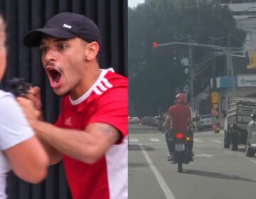 Placa de moto usada em assalto revela identidade de bandido