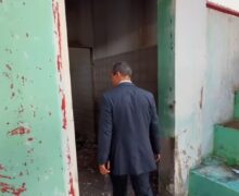 Prefeito encontra escola municipal em reforma há 3 anos ainda inacabada