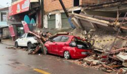 Dono de prédio onde marquise esmagou carros é notificado pelos Bombeiros