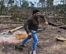 Pastor e chefe de gabinete ameaça invasores com terçado em Oiapoque