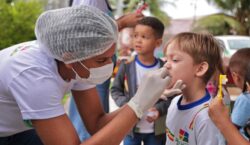 ‘Dia B da Saúde Bucal’ leva prevenção às escolas de Pedra Branca