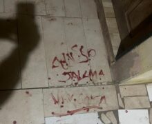 Homem é preso após invadir casa da ex e escrever com sangue ameaças