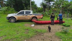 Polícia recupera lancha furtada em balneário de Macapá