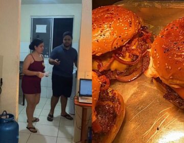 Casal transforma crise em negócio e cria hamburgueria em apartamento de conjunto habitacional