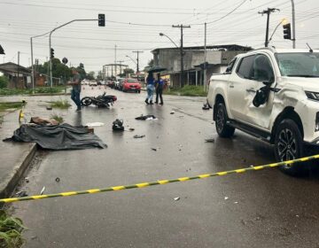 Colisão mata motociclista e deixa passageira ferida em Santana