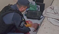 Policiais salvam jovem esfaqueado no pescoço após atendimento emergencial