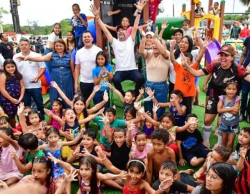 Revitalização de praça histórica dá nova vida e colorido à Serra do Navio