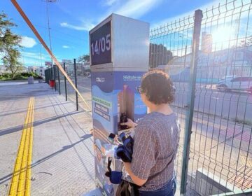 Água gelada grátis chega à orla de Macapá com novo circuito de hidratação
