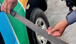 Grávida é atacada com terçado pelo companheiro acusado de homicídios e roubos