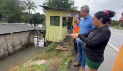 Famílias atingidas por alagamentos recebem apoio em Tartarugalzinho