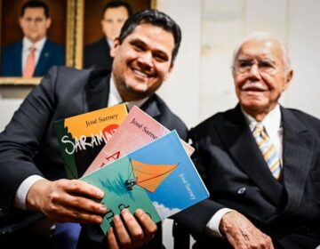 Adversários em 2014, Alcolumbre ressalta legado literário de Sarney: ‘sempre houve respeito’