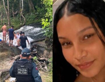 Jovem desaparece entre pedras de cachoeira e é encontrada morta