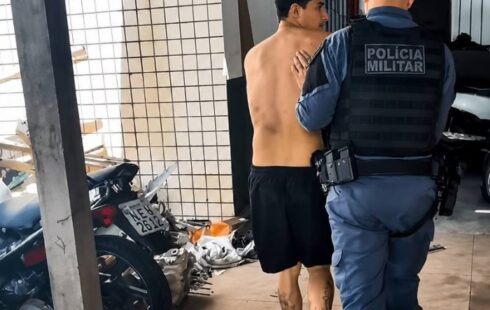 Em liberdade monitorada, “Cara Fina” é flagrado com diversas porções de drogas