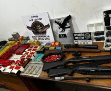 Arsenal com mais de mil munições e armas é apreendido em operação em Macapá