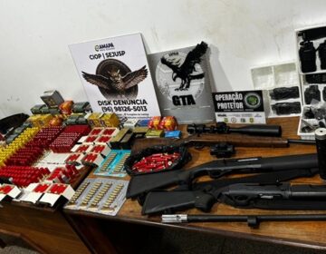 Arsenal com mais de mil munições e armas é apreendido em operação em Macapá
