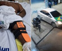 Polícia busca por motorista que atropelou vidraceiro 5 vezes; vítima passa por cirurgia