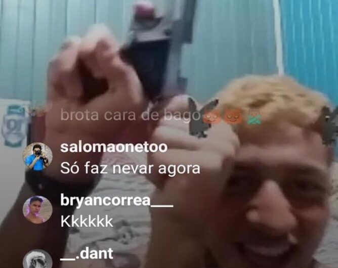 De tornozeleira, suspeito conhecido por fazer lives com armas morre em confronto