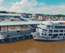 Randolfe anuncia construção do novo Porto do Povo em Laranjal do Jari