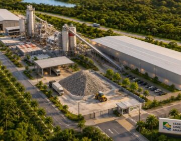 Com investimento de R$ 120 milhões, primeira fábrica de cimento do Amapá começa a ser instalada em Santana