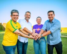 Clécio anuncia vice e oficializa nomes ao Senado: ‘esse time deu liga’