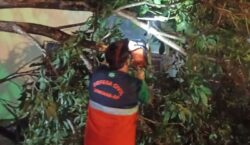 Madrugada de temporal assusta moradores e causa estragos em Santana