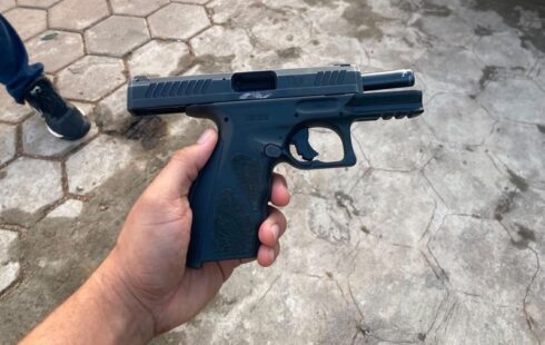 Arma é apreendida antes de possível novo ataque em Santana