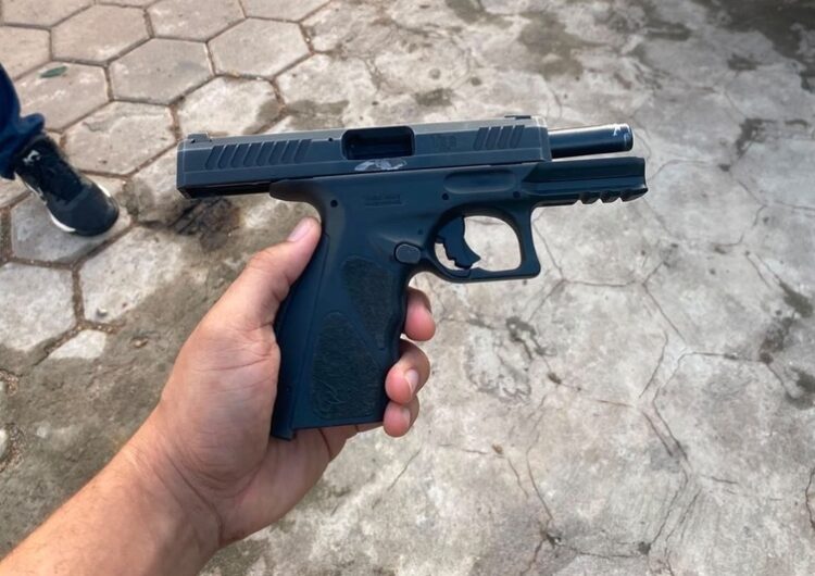Arma é apreendida antes de possível novo ataque em Santana