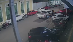 Motorista que fugiu após atropelar policial do Bope com filho de 2 anos no colo é procurado