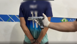 Adolescente confessa execução de motorista de aplicativo e polícia apreende pistola usada no crime