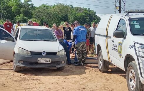 Frentista é morta dentro de carro com tiro na cabeça quando saía para trabalhar