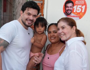 Acácio e Francisca Favacho fazem caminhada no Universidade