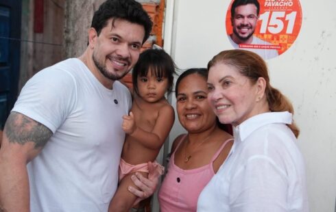 Acácio e Francisca Favacho fazem caminhada no Universidade