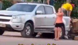 “Tem espírito do capeta”, diz Dalua para mulher que despejou lixo na rua
