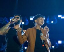 Em show com público 224 mil pessoas, Gusttavo Lima emociona em dueto com jovem do Amapá