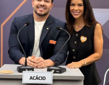 Em debate, Acácio apresenta projetos, avanços e defende experiência: ‘não vou começar do zero’