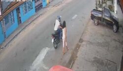Motociclista arranca bolsa de mulher e foge em disparada pelas ruas de Macapá