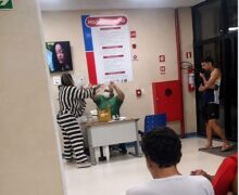 Enfermeira reage a agressão durante ataque de fúria
