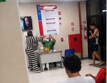 Enfermeira reage a agressão durante ataque de fúria