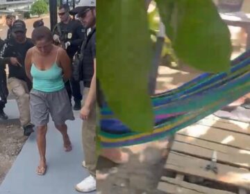 Mulher vendia drogas deitada em rede: “te levanta daí!”