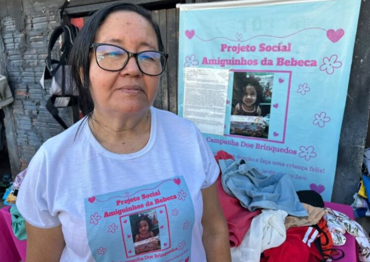 Após tragédia com a neta, avó cria bazar que arrecada brinquedos para o Dia das Crianças