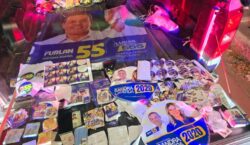 Equipe de candidatos é presa com dinheiro e propaganda na madrugada de Santana
