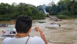 Com dores no nervo ciático, devota faz promessa durante Romaria Fluvial