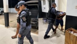 Foragido por tráfico tenta fugir da PM e acaba preso com companheira