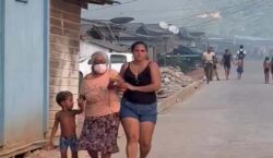 Um dia após ser contido, incêndio em vegetação volta a apavorar moradores de Vitória do Jari