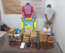 “Mulas” são presas com 30kg de cocaína em embarcação após revista e nervosismo